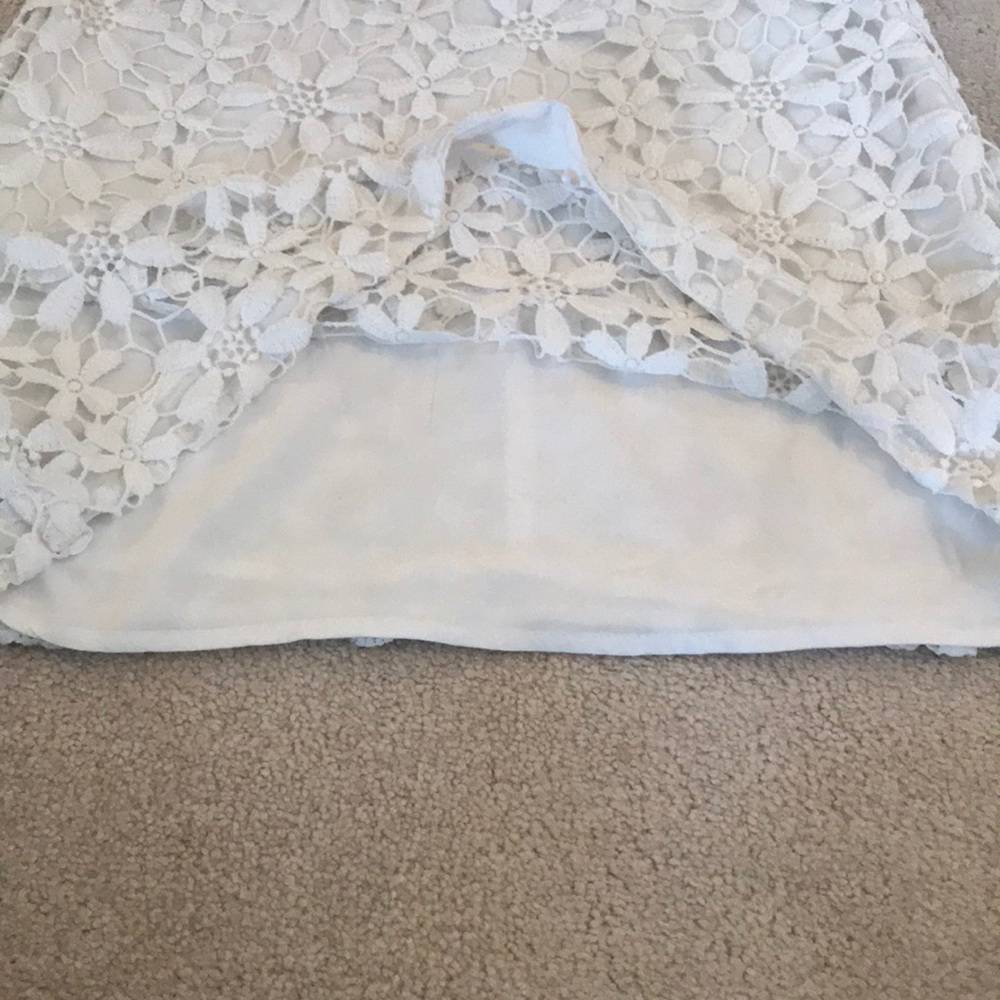 Hollister Lace Floral Zip Up Dress - Picture 2 of 7